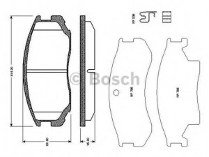 BOSCH 0 986 TB2 651 stabdžių trinkelių rinkinys, diskinis stabdys 
 Techninės priežiūros dalys -> Papildomas remontas
04465B4010, 04465B4020, 04465B4030