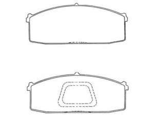 AISIN ASN-59 stabdžių trinkelių rinkinys, diskinis stabdys
41060D1426, 41060D1486, 41060R9093