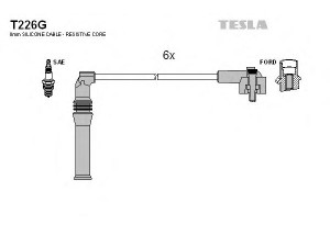 TESLA T226G uždegimo laido komplektas 
 Kibirkšties / kaitinamasis uždegimas -> Uždegimo laidai/jungtys