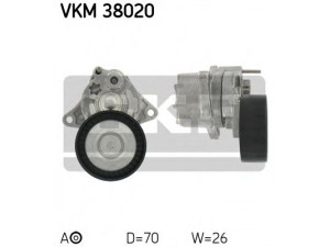 SKF VKM 38020 įtempiklio skriemulys, V formos rumbuotas diržas 
 Diržinė pavara -> V formos rumbuotas diržas/komplektas -> Įtempiklio skriemulys
68001798 AB, 611 200 02 70, 611 200 03 70