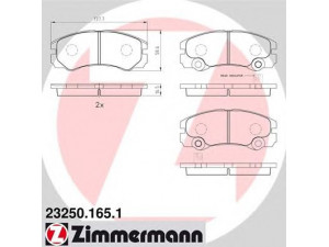 ZIMMERMANN 23250.165.1 stabdžių trinkelių rinkinys, diskinis stabdys 
 Techninės priežiūros dalys -> Papildomas remontas
16 05 002, 16 05 084, 16 05 978