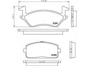 HELLA 8DB 355 005-811 stabdžių trinkelių rinkinys, diskinis stabdys 
 Techninės priežiūros dalys -> Papildomas remontas
0446510011, 0446510030, 0446510090