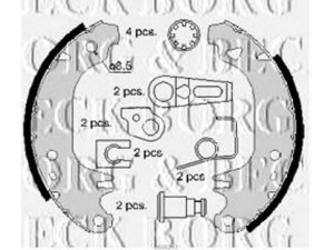 BORG & BECK BBS6242 stabdžių trinkelių komplektas 
 Techninės priežiūros dalys -> Papildomas remontas
424121, 4241E8, 4241F8, 4241J6