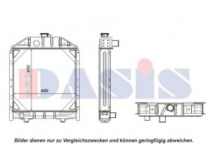 AKS DASIS 440577N radiatorius, variklio aušinimas