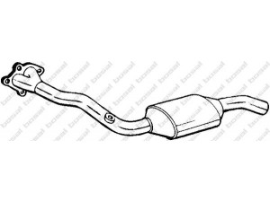 BOSAL 098-295 katalizatoriaus keitiklis 
 Išmetimo sistema -> Katalizatoriaus keitiklis
1037157, 1232819, 7238136