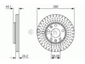 BOSCH 0 986 479 777 stabdžių diskas 
 Stabdžių sistema -> Diskinis stabdys -> Stabdžių diskas
40 20 641 51R, 402064151R