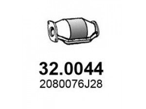 ASSO 32.0044 katalizatoriaus keitiklis 
 Išmetimo sistema -> Katalizatoriaus keitiklis
2080073C26, 2080076J25, 20800J9000