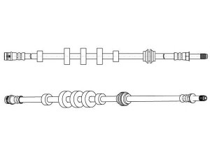 CEF 512763 stabdžių žarnelė 
 Stabdžių sistema -> Stabdžių žarnelės
8K0611707D, 8K0611707E
