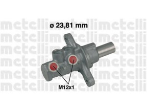 METELLI 05-0522 pagrindinis cilindras, stabdžiai 
 Stabdžių sistema -> Pagrindinis stabdžių cilindras
4601.R1, 4601.R1