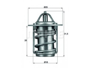 MAHLE ORIGINAL TX 6 83 termostatas, aušinimo skystis 
 Aušinimo sistema -> Termostatas/tarpiklis -> Thermostat
951 106 311 00