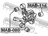 FEBEST MAB-114 įvorė, valdymo svirties montavimas 
 Ašies montavimas/vairavimo mechanizmas/ratai -> Valdymo svirtis/pasukamosios svirties sujungimas -> Montavimas/sutvirtinimas
4113A050
