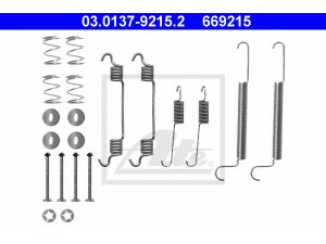ATE 03.0137-9215.2 priedų komplektas, stabdžių trinkelės 
 Stabdžių sistema -> Būgninis stabdys -> Dalys/priedai