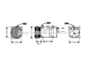 AVA QUALITY COOLING CNAK222 kompresorius, oro kondicionierius 
 Oro kondicionavimas -> Kompresorius/dalys
6453G5, 6453NR, 71721759, 71721759