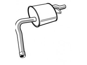 WALKER 22643 galinis duslintuvas 
 Išmetimo sistema -> Duslintuvas
1013664, 1059664, 1127261