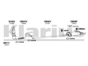 KLARIUS 180703U išmetimo sistema