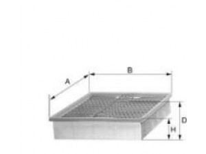 UNIFLUX FILTERS XA524 oro filtras 
 Techninės priežiūros dalys -> Techninės priežiūros intervalai
603 094 04 04