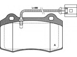 OPEN PARTS BPA0434.01 stabdžių trinkelių rinkinys, diskinis stabdys 
 Techninės priežiūros dalys -> Papildomas remontas
1ML698151