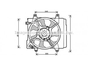 AVA QUALITY COOLING KA7519 ventiliatorius, radiatoriaus 
 Aušinimo sistema -> Oro aušinimas
2538007100