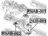 FEBEST 2420-001 atramos/vairo trauklė
401600004R, 545010008R