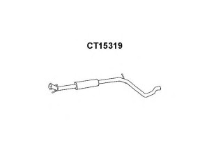VENEPORTE CT15319 vidurinis duslintuvas 
 Išmetimo sistema -> Duslintuvas
1607343980, 1717W7