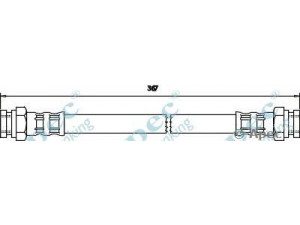 APEC braking HOS3423 stabdžių žarnelė 
 Stabdžių sistema -> Stabdžių žarnelės
7700674508, 7701349338, 7704001931