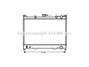 AVA QUALITY COOLING DN2057 radiatorius, variklio aušinimas
2140055S00