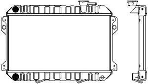 SAKURA  Automotive 1461-0227 radiatorius, variklio aušinimas