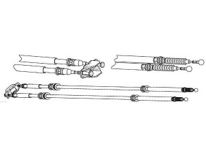CEF OP02220 trosas, stovėjimo stabdys 
 Stabdžių sistema -> Valdymo svirtys/trosai
13153655, 522032, 13153655, 13153655