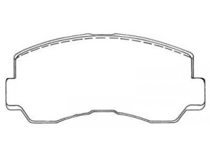 AISIN ASN-26A stabdžių trinkelių rinkinys, diskinis stabdys
MB058197, MB193295, MB193296, MB193297