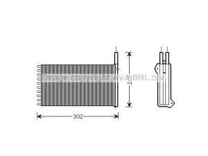 AVA QUALITY COOLING FD6154 šilumokaitis, salono šildymas 
 Šildymas / vėdinimas -> Šilumokaitis
91AG18B539AA, 91AG18B539AB