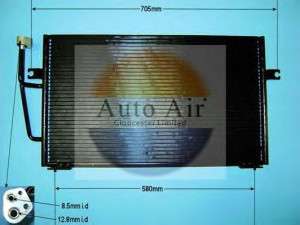 AUTO AIR GLOUCESTER 16-1036 kondensatorius, oro kondicionierius 
 Oro kondicionavimas -> Kondensatorius
30818183-3, 30897260, CAB311B125