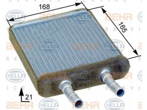 HELLA 8FH 351 315-201 šilumokaitis, salono šildymas 
 Šildymas / vėdinimas -> Šilumokaitis
97221-22001