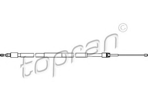 TOPRAN 721 652 trosas, stovėjimo stabdys 
 Stabdžių sistema -> Valdymo svirtys/trosai
4745 K3, E 074 063
