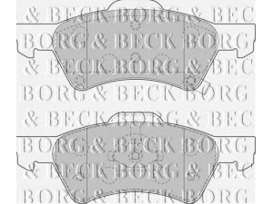 BORG & BECK BBP1745 stabdžių trinkelių rinkinys, diskinis stabdys 
 Techninės priežiūros dalys -> Papildomas remontas
05019803AA, 05019804AA, 05101857AA