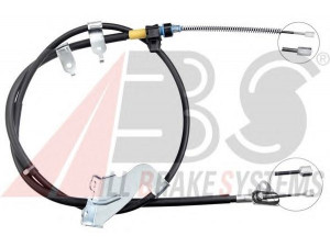 A.B.S. K17300 trosas, stovėjimo stabdys 
 Stabdžių sistema -> Valdymo svirtys/trosai
464200D200