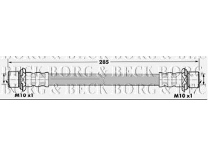 BORG & BECK BBH7223 stabdžių žarnelė 
 Stabdžių sistema -> Stabdžių žarnelės
9094702603, 9094702637