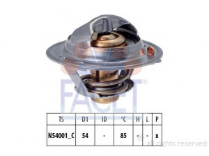 FACET 7.8801S termostatas, aušinimo skystis 
 Aušinimo sistema -> Termostatas/tarpiklis -> Thermostat
25500-2A000, 25500 2A000