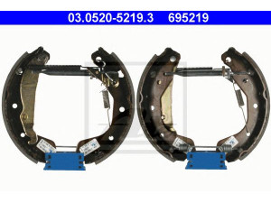 ATE 03.0520-5219.3 stabdžių trinkelių komplektas 
 Techninės priežiūros dalys -> Papildomas remontas