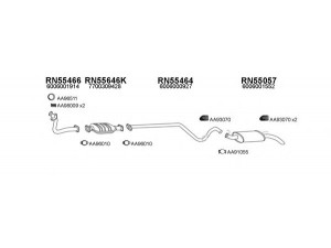 VENEPORTE 550120 išmetimo sistema
