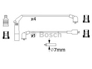 BOSCH 0 986 356 895 uždegimo laido komplektas 
 Kibirkšties / kaitinamasis uždegimas -> Uždegimo laidai/jungtys
27501 32850, 27501 32C00, 27501 32E00