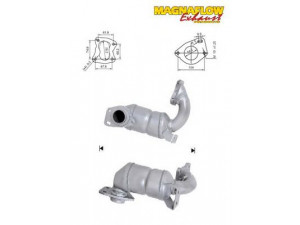 MAGNAFLOW 76354D katalizatoriaus keitiklis 
 Išmetimo sistema -> Katalizatoriaus keitiklis
8200293881