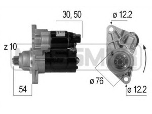 ERA 220544 starteris 
 Elektros įranga -> Starterio sistema -> Starteris
02T 911 023 G, 02T 911 023 GX