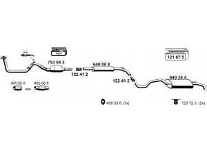 ERNST 060071 išmetimo sistema 
 Išmetimo sistema -> Išmetimo sistema, visa