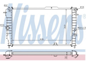 NISSENS 630631 radiatorius, variklio aušinimas 
 Aušinimo sistema -> Radiatorius/alyvos aušintuvas -> Radiatorius/dalys
03096385, 1300 092, 1300 107, 52455192