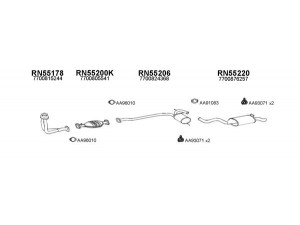 VENEPORTE 550479 išmetimo sistema