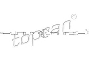 TOPRAN 109 450 kabelis, durų atlaisvinimas 
 Užrakinimo sistema -> Rankenėlės
3B0 837 085E, 3U0 837 085, 3B0 837 085E