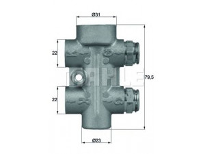 MAHLE ORIGINAL TO 10 95 termostatas, alyvos aušintuvas 
 Variklis -> Tepimas -> Alyvos termostatas
169 501 01 65
