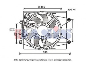 AKS DASIS 018014N ventiliatorius, radiatoriaus 
 Aušinimo sistema -> Oro aušinimas
51839668