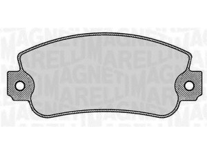 MAGNETI MARELLI 363916060237 stabdžių trinkelių rinkinys, diskinis stabdys