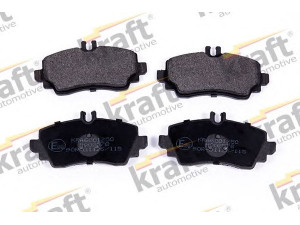 KRAFT AUTOMOTIVE 6001250 stabdžių trinkelių rinkinys, diskinis stabdys 
 Techninės priežiūros dalys -> Papildomas remontas
1684200020, 1684200120, 1684200720